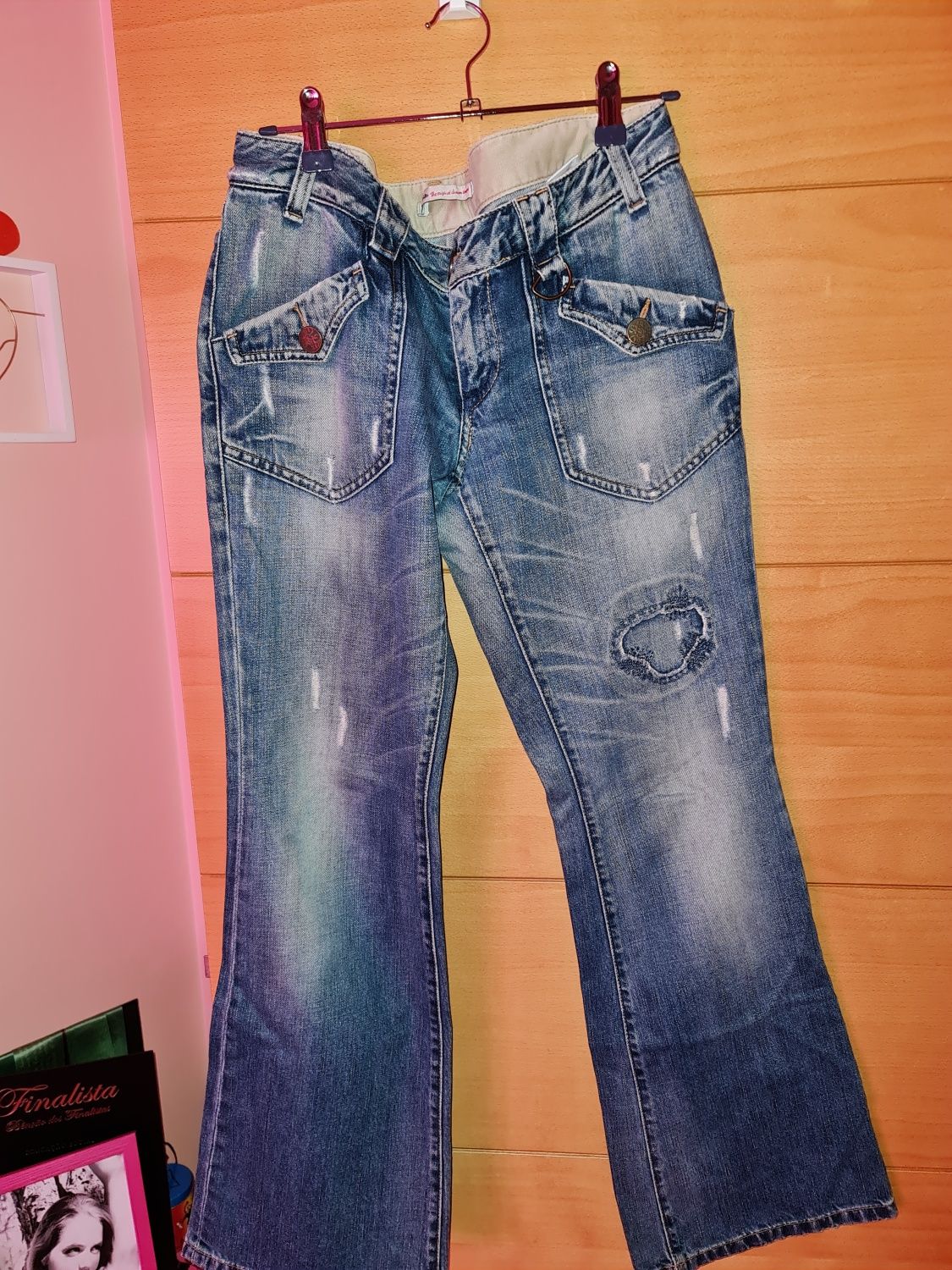 Vendo calça ganga modelo boca de sino