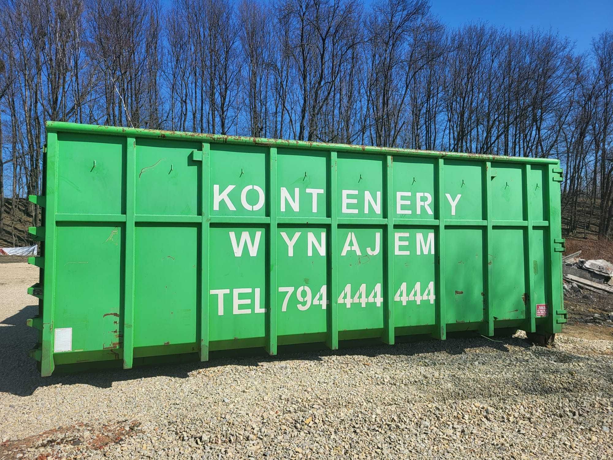 Używane kontenery hakowe o pojemności 36m3, roczniki 2017/2019