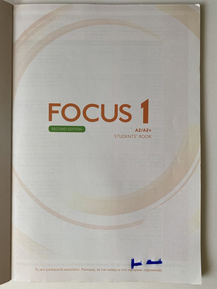 Focus 1 Second Edition