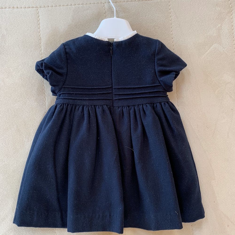 Темно-синее платье испанского бренда Mayoral на 12 месяцев (80см)