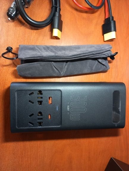 Інвертор Baseus Super IGBT Power Inverter 300W, Перетворювач 12V-220V