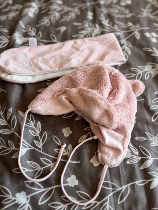 Шапка дитяча на флісі, набір Lupilu