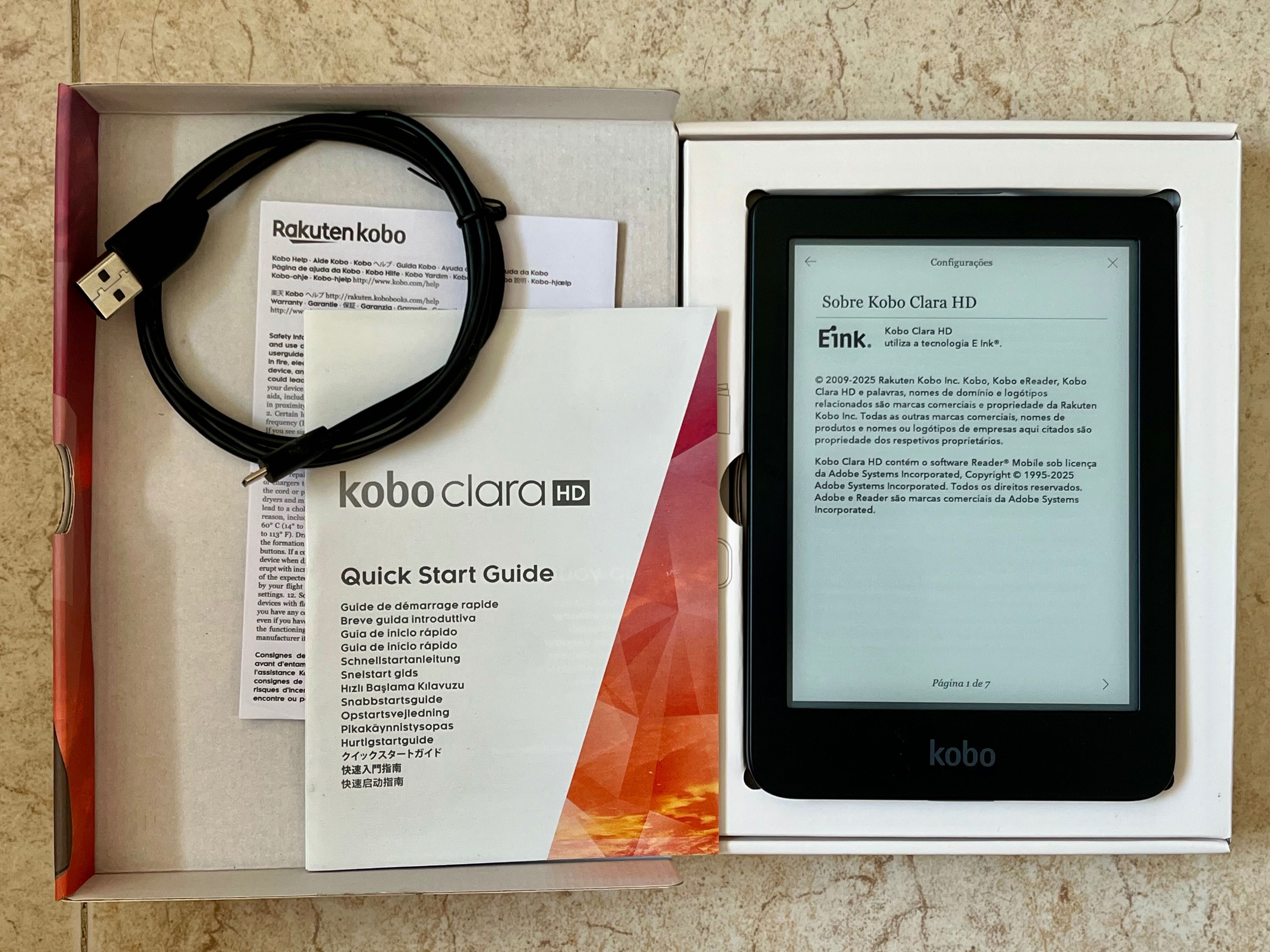 Kobo Clara HD - igual a  NOVO