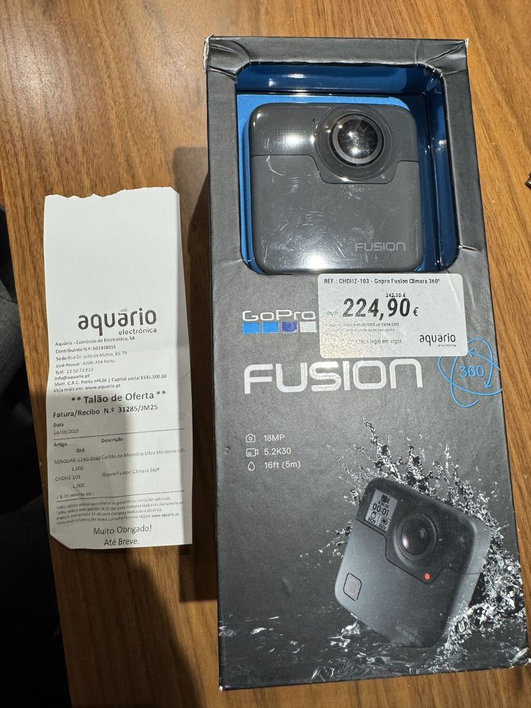 Go pro fusion 360 NOVA