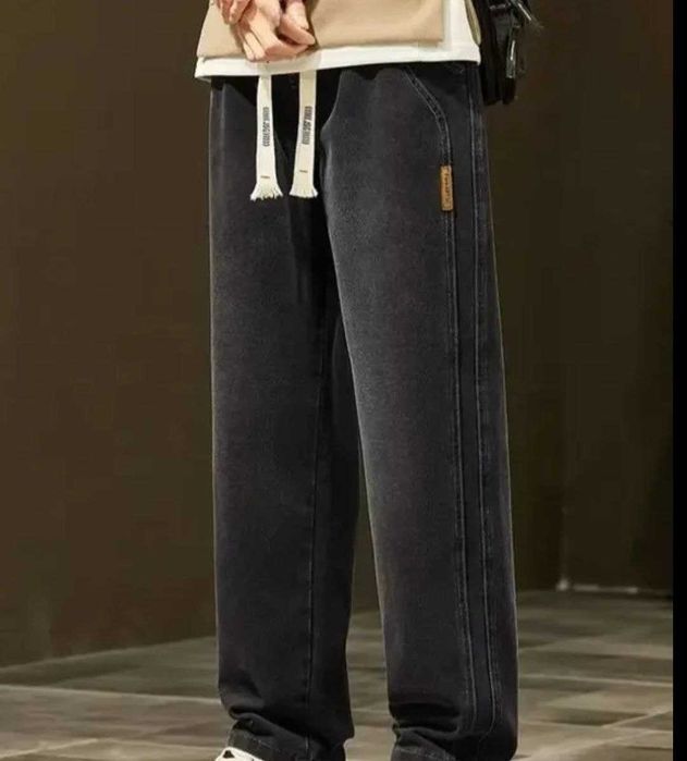 НоВі чорні чоловічі джинси