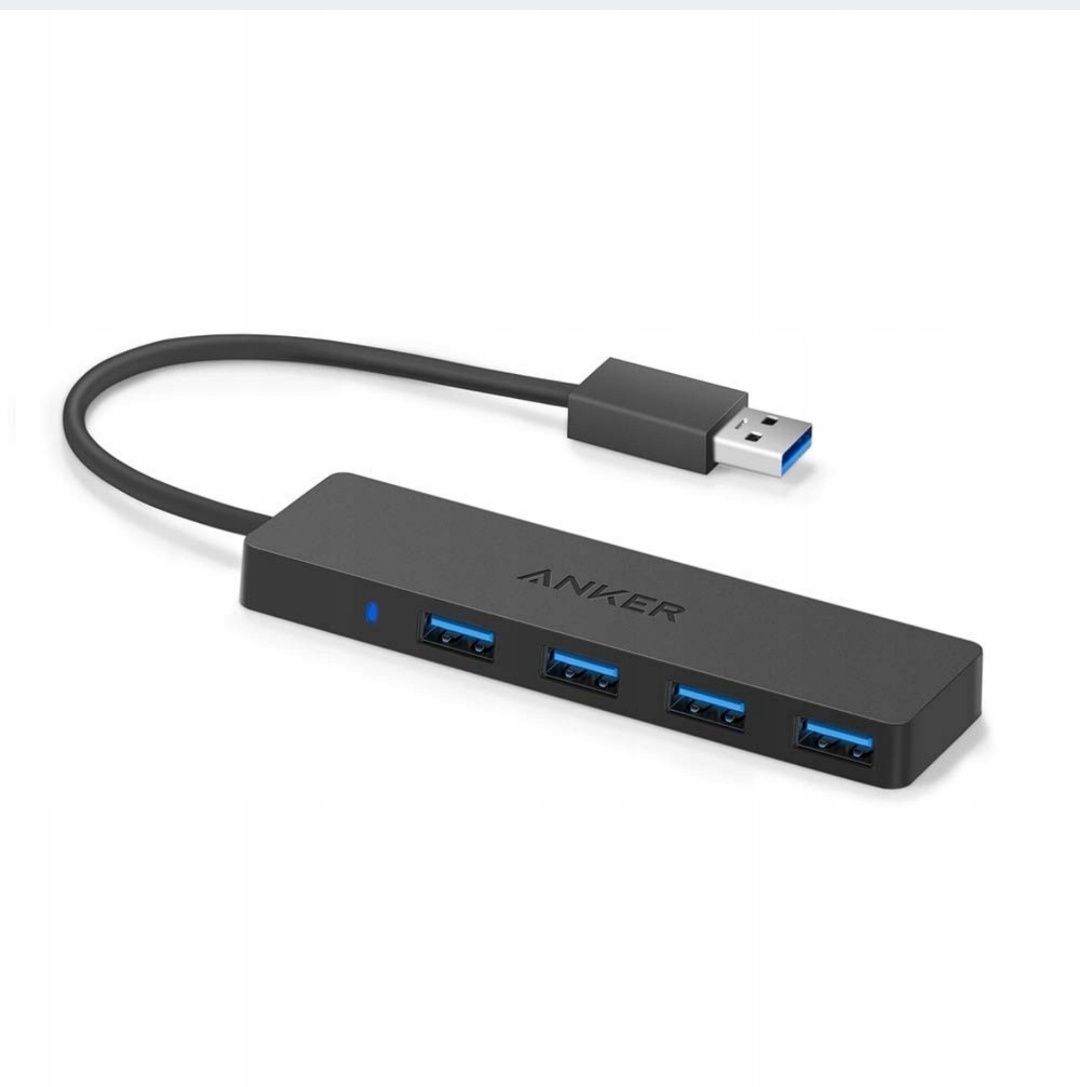 Anker AK-A75160 Usb Hub, 4 porty, Czarny