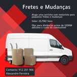 Alugo uma carrinha com motorista para fretes e mudanças