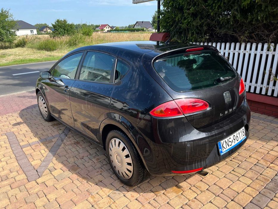 Seat Leon 1.6-Benz-120KM-2008rKlimaAbsElektKraj Fvat ZAMIANA