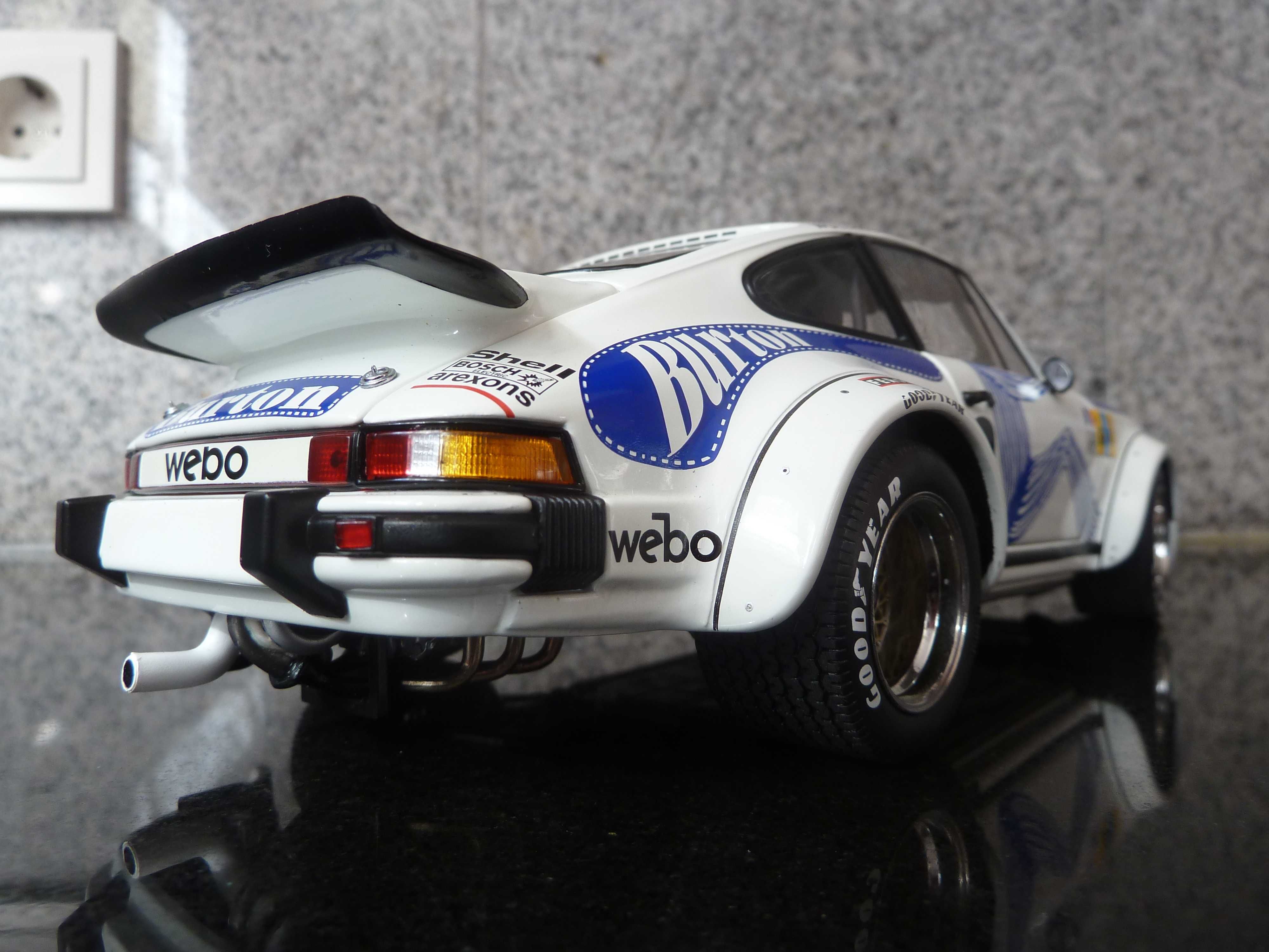 1:18 Exoto, Porsche 934 RSR, Burton, Le Mans 77, AutoArt Minichamps