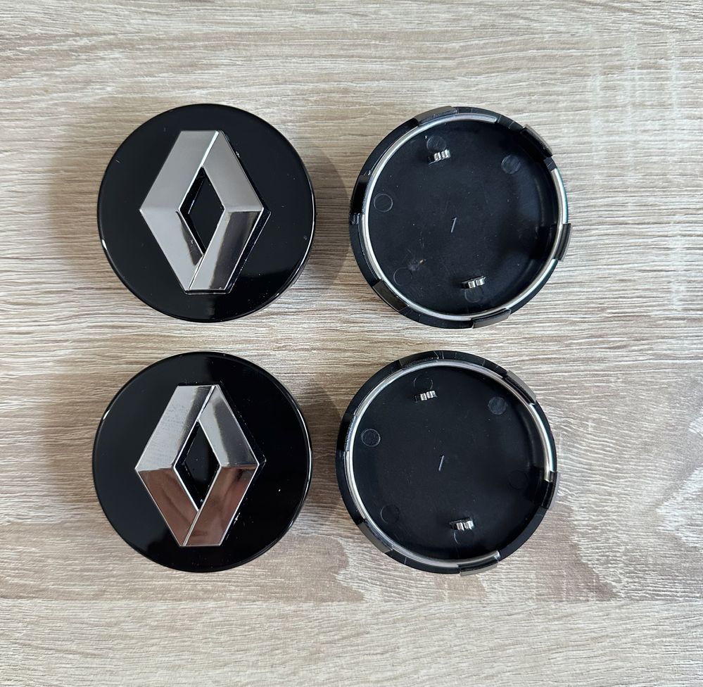 Conjunto 4 Centros Jantes Renault 54mm 56mm 57mm 60mm 65mm 68mm