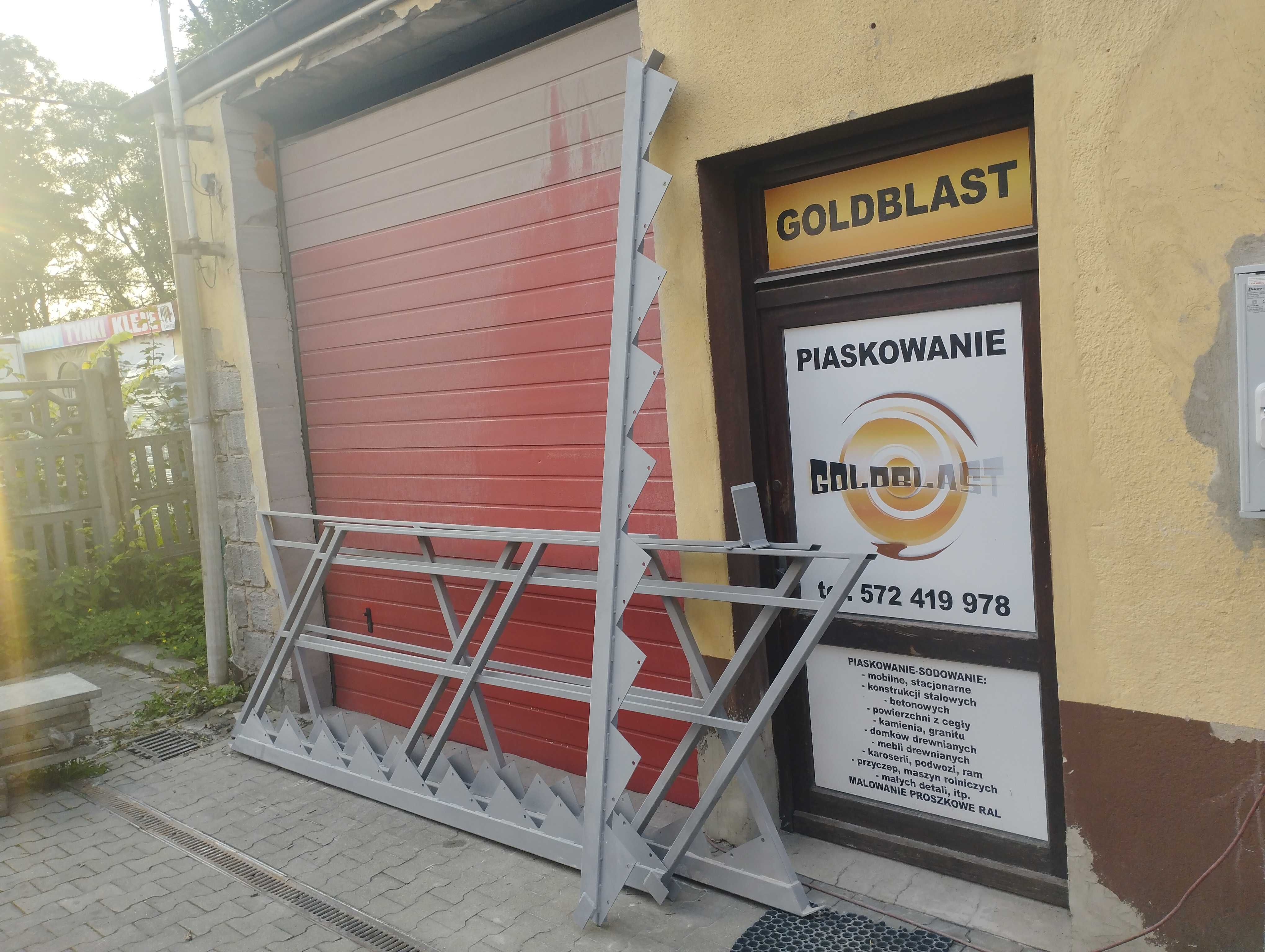 Piaskowanie, sodowanie -GOLDBLAST- Malowanie proszkowe