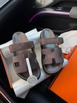 Шльопанці Hermes Chypre Mocco Sandals замшеві