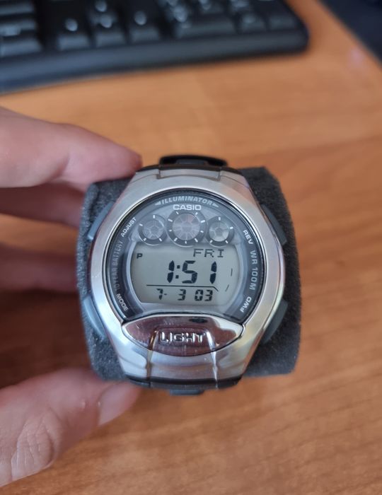 Nowy Zegarek Casio WR 100M na rękę, cyfrowy