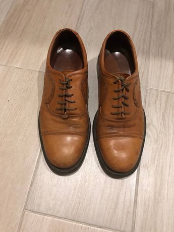 Туфли броги оксфорды мужские кожаные