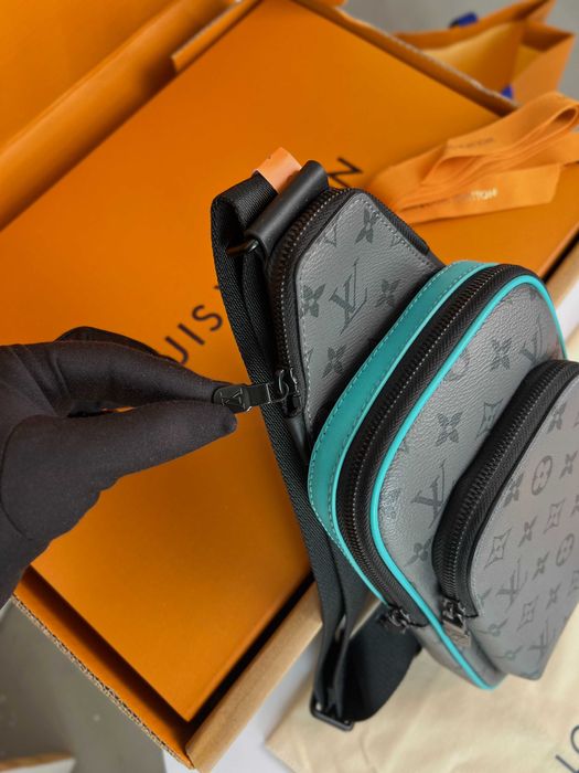 Слинг Louis Vuitton плечевая сумка LV бананка Луи Витон c873