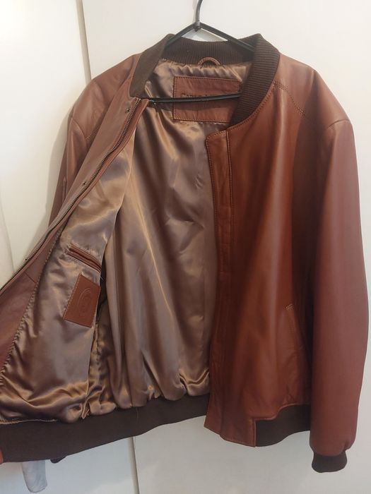 Okazja! Nowa skórzana kurtka męska