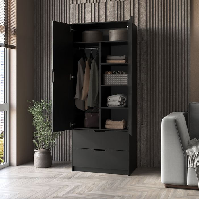 Шафа, шафа з шухлядами і поличками, шафа для одягу