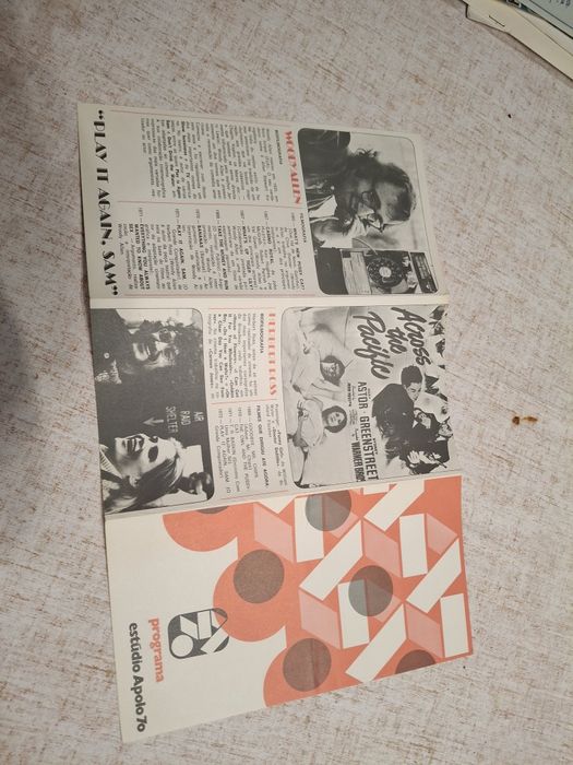 Programa antigo apolo 70 Woody Allen play it again Sam