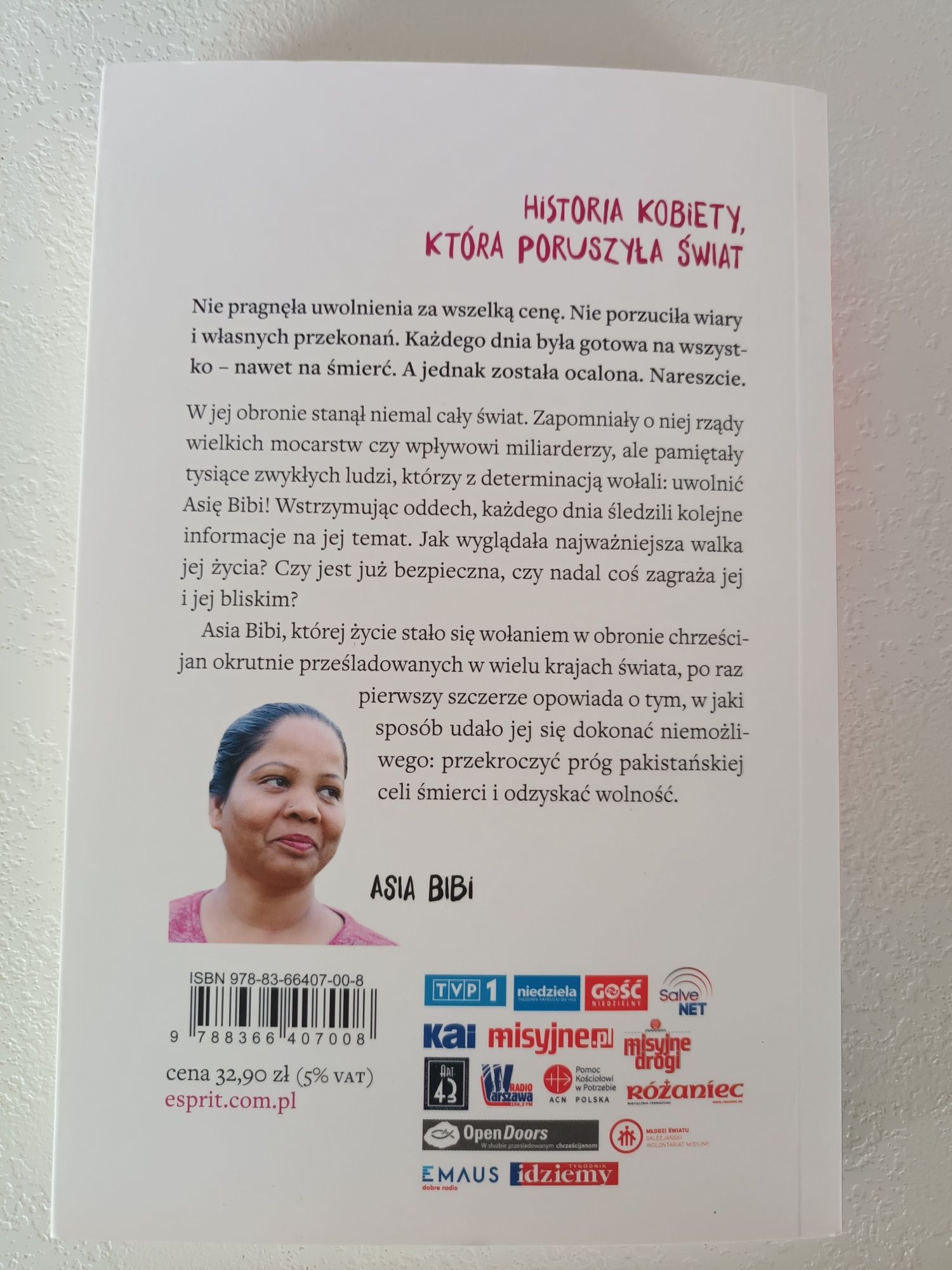 Asia Bibi Nareszcie wolną książka