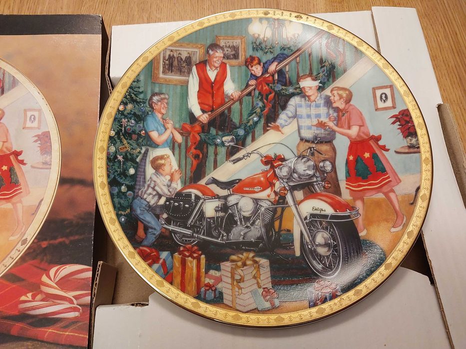 Harley Davidson Prezent Talerz Kolekcja Unikat Electra Glide 1999