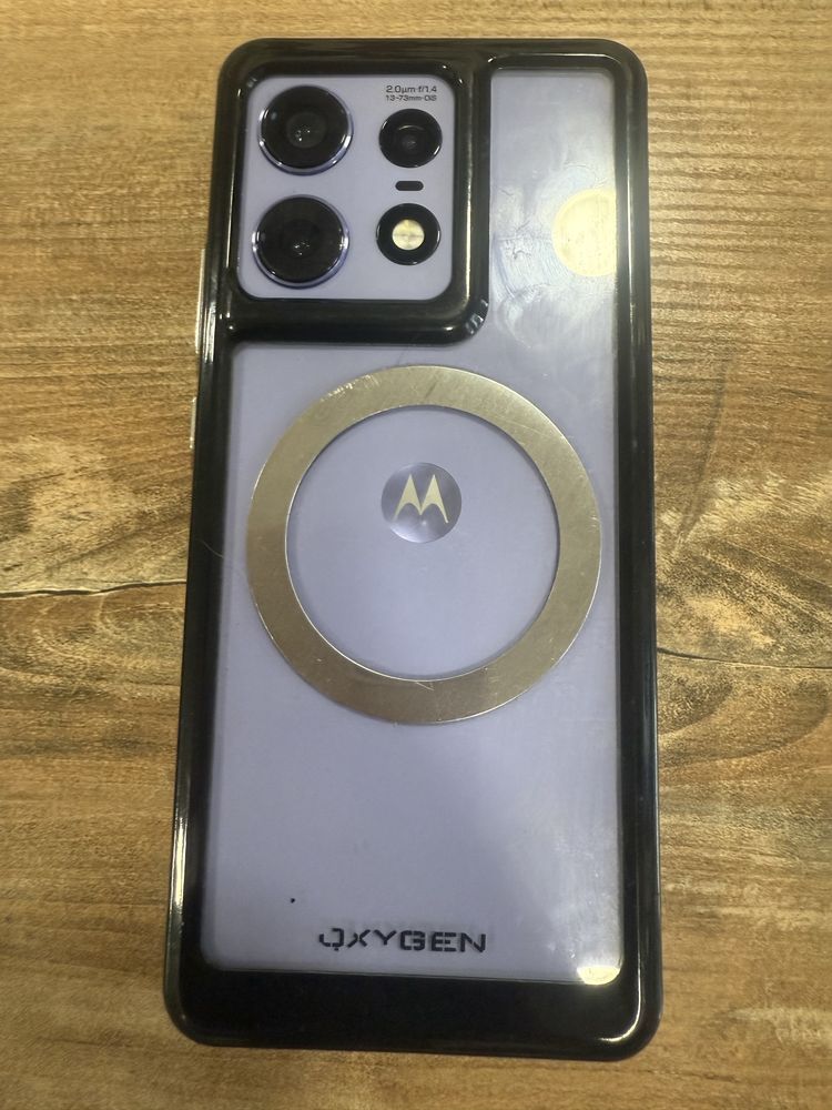 Motorola edge 50 pro niebieski, zestaw, jak nowa