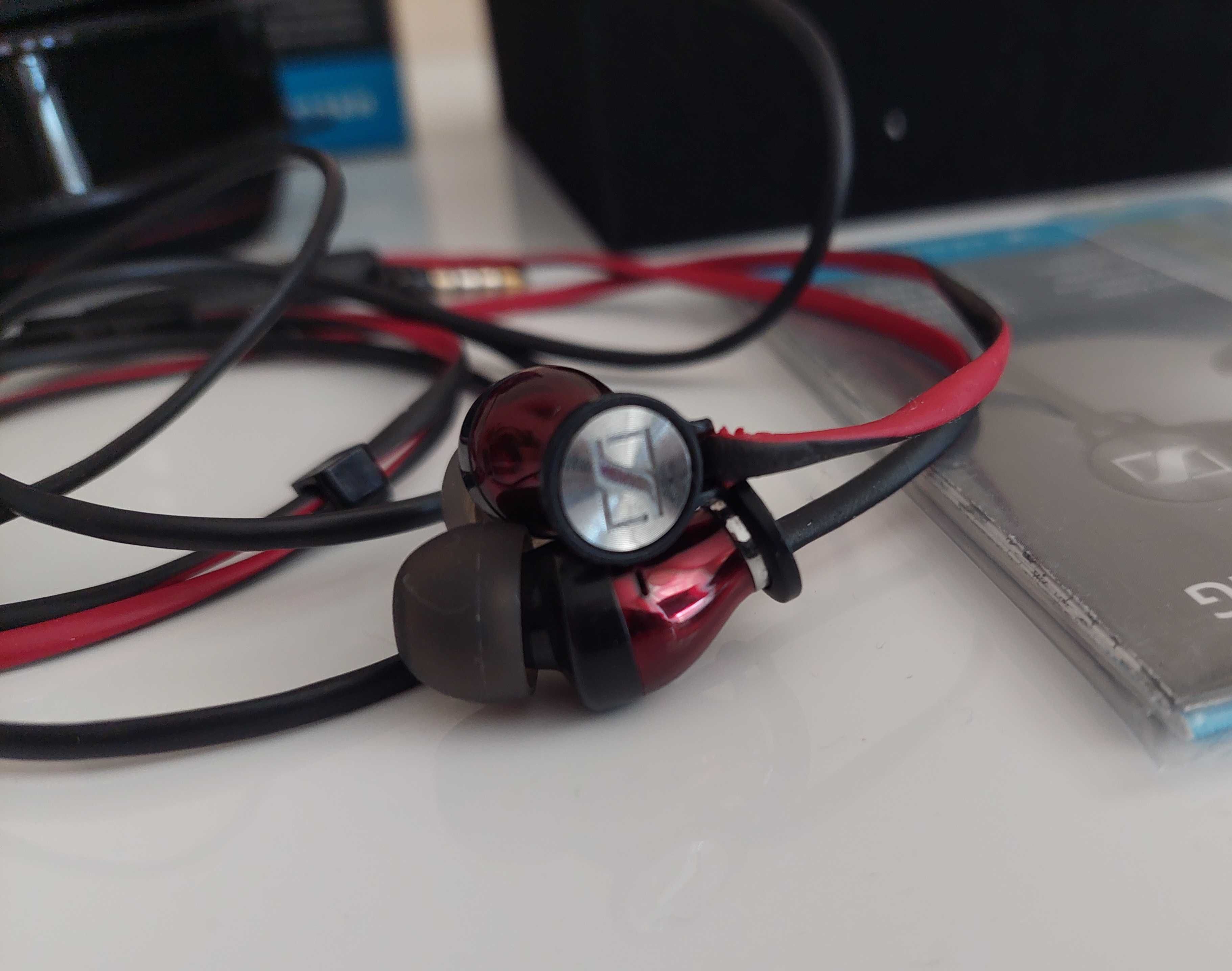 Sluchawki SENNHEISER MOMENTUM In-Ear czarny/czerw