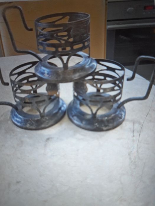 Підстаканники мельхіор