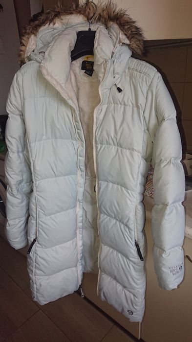 Piękny puchowy (!) płaszcz/długa kurtka  M (mountain hardwear)