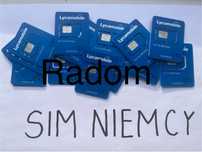Niemcy SIM karta 7€ saldo Lyca mobile nowy starter niemiecki