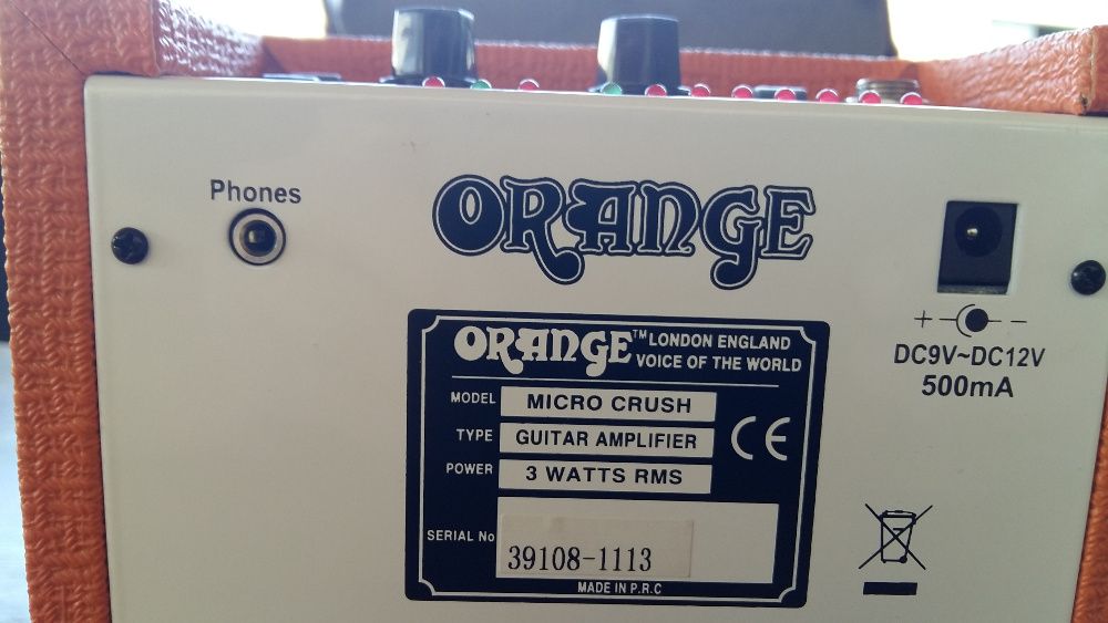 Orange Micro Crush PiX 3 Watt 9-Volt