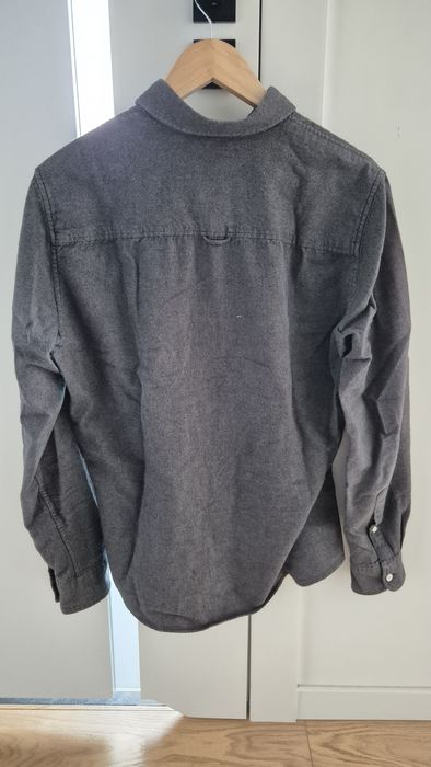 Koszula męska grafitowa casual Review M