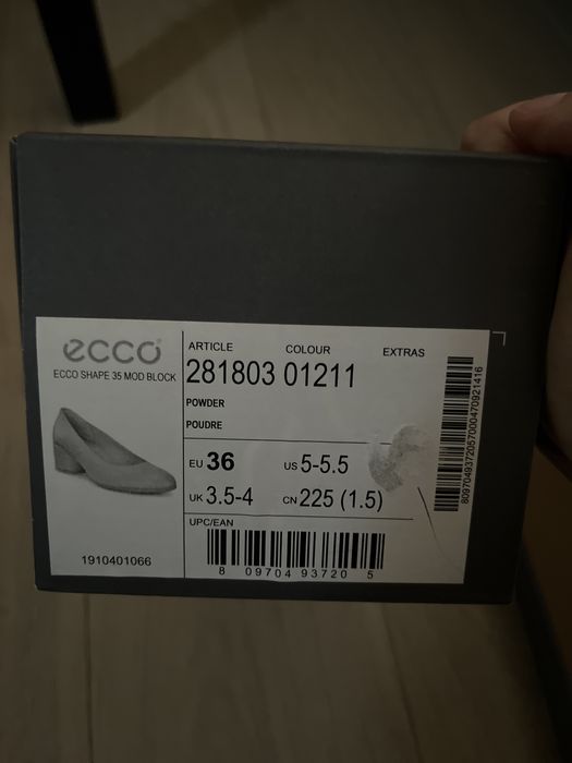 Czółenka Ecco nowe ECCO SHAPE 35 MOD BLOCK