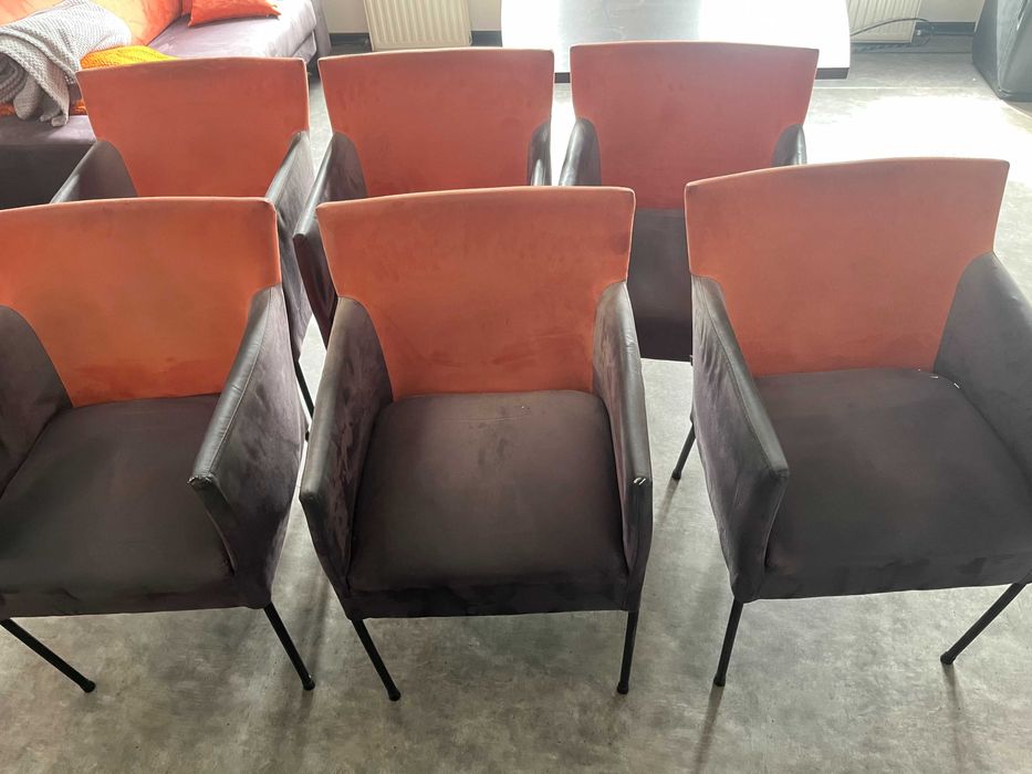 fotele 6 sztuk nowoczesne 120 zł za wszystkie