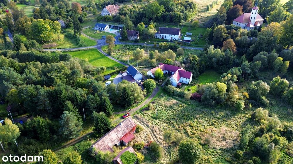 Dwie duże działki budowlane - Miedziana - zielona, spokojna okolica