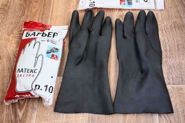 Перчатки рукавички латексные Ozon «Барьер Латекс экстра» 10 размер