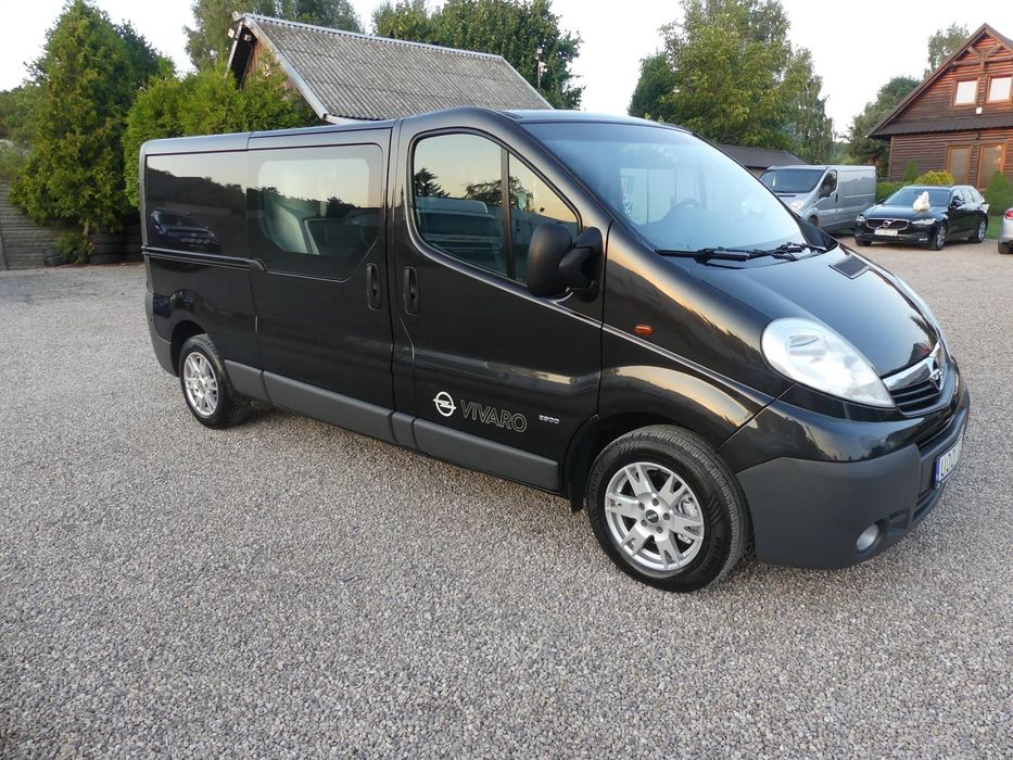 Opel VIVARO  2.0 dci 115KM*L2H1 Long*Brygadówka*Doka*Dubel Kabina*Oryginał*Zadbany*