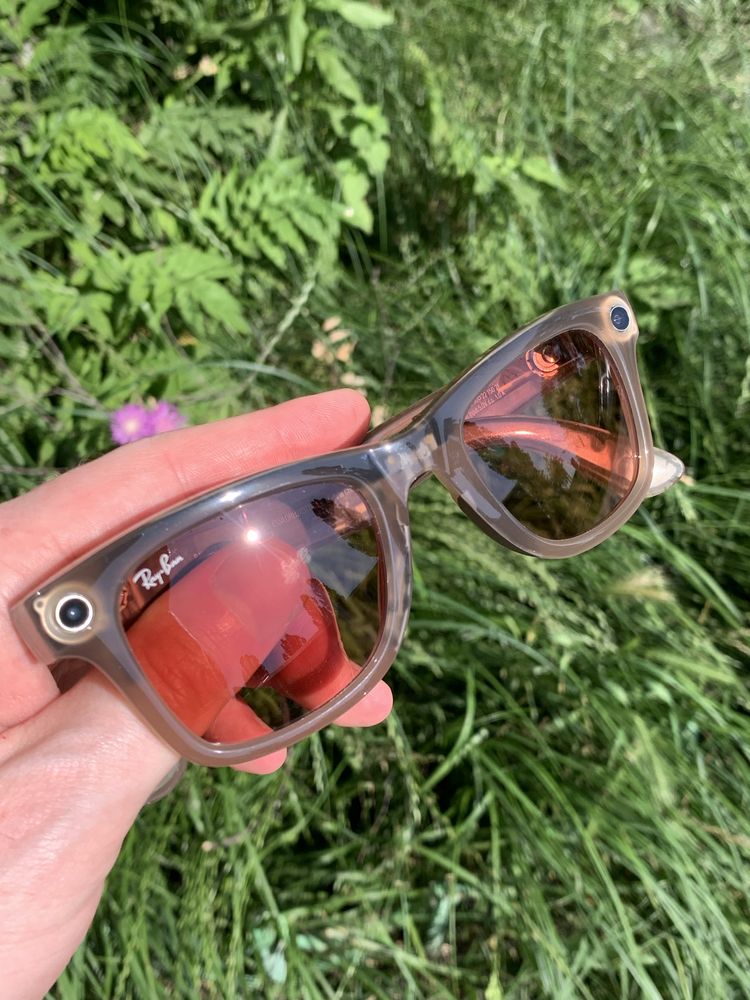 Ray-ban META wayfarer самозатемняючі watermelon red - clear фотохромні