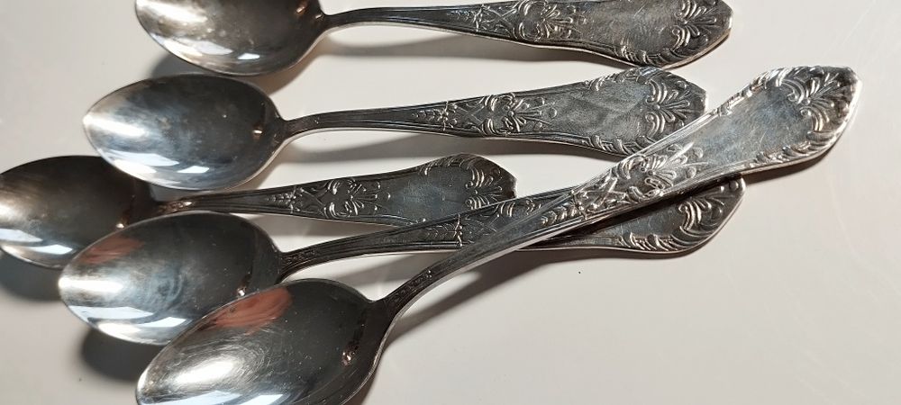 Łyżeczki posrebrzane HEFRA, 12 szt., cena za sztukę