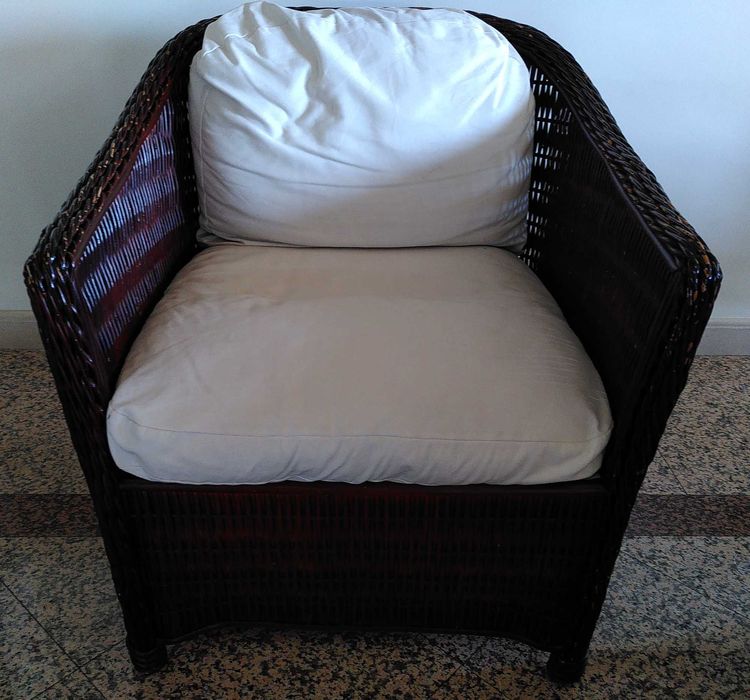 2 Poltrona de vime