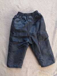 Ciepłe spodnie 6-9 m-cy (68-74 cm) jak NOWE