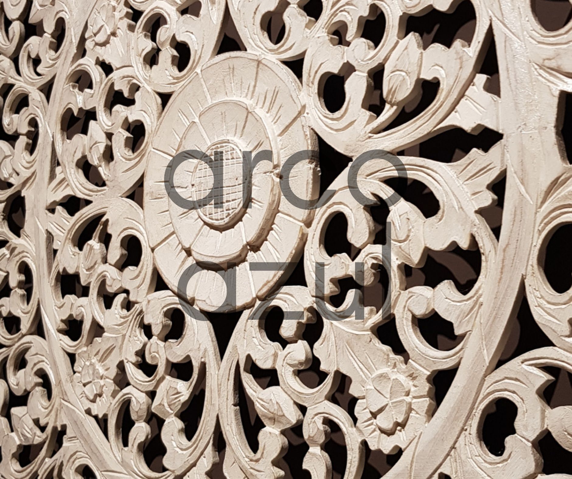 NOVO: Painel Decorativo / Cabeceira de Cama Mandala Branca 160x160cm