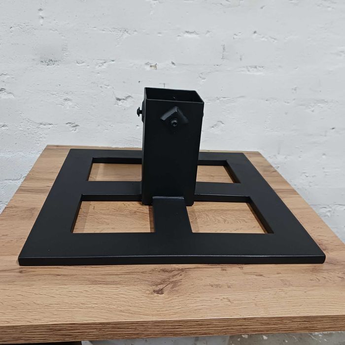 Stojak choinkowy loft 20 cm wysoki, 65 cm średnica, stabilny spawany