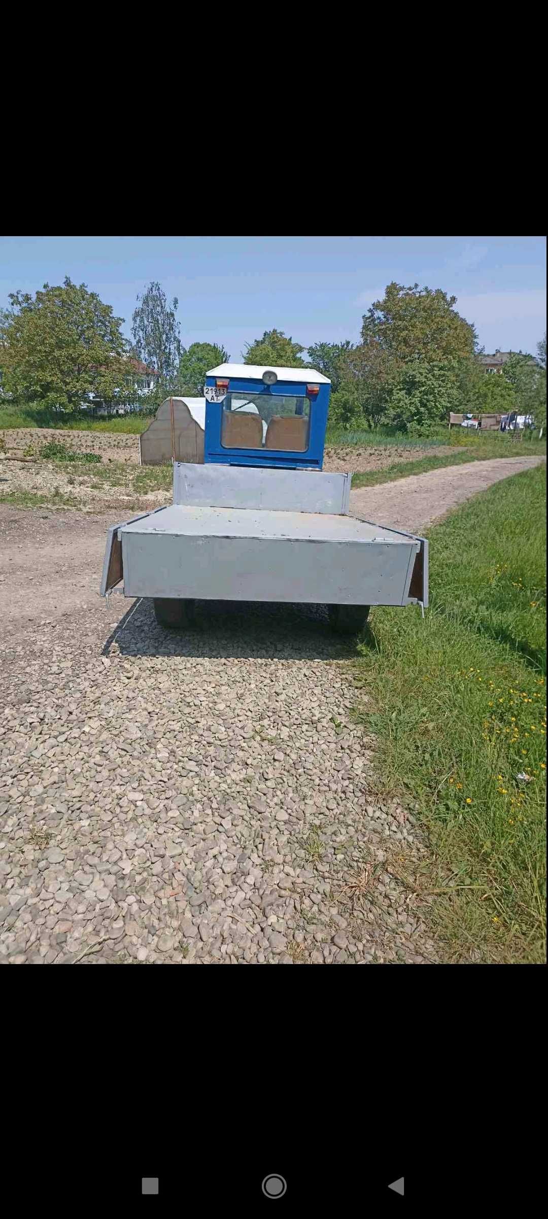 Причіп самоскид одноосний