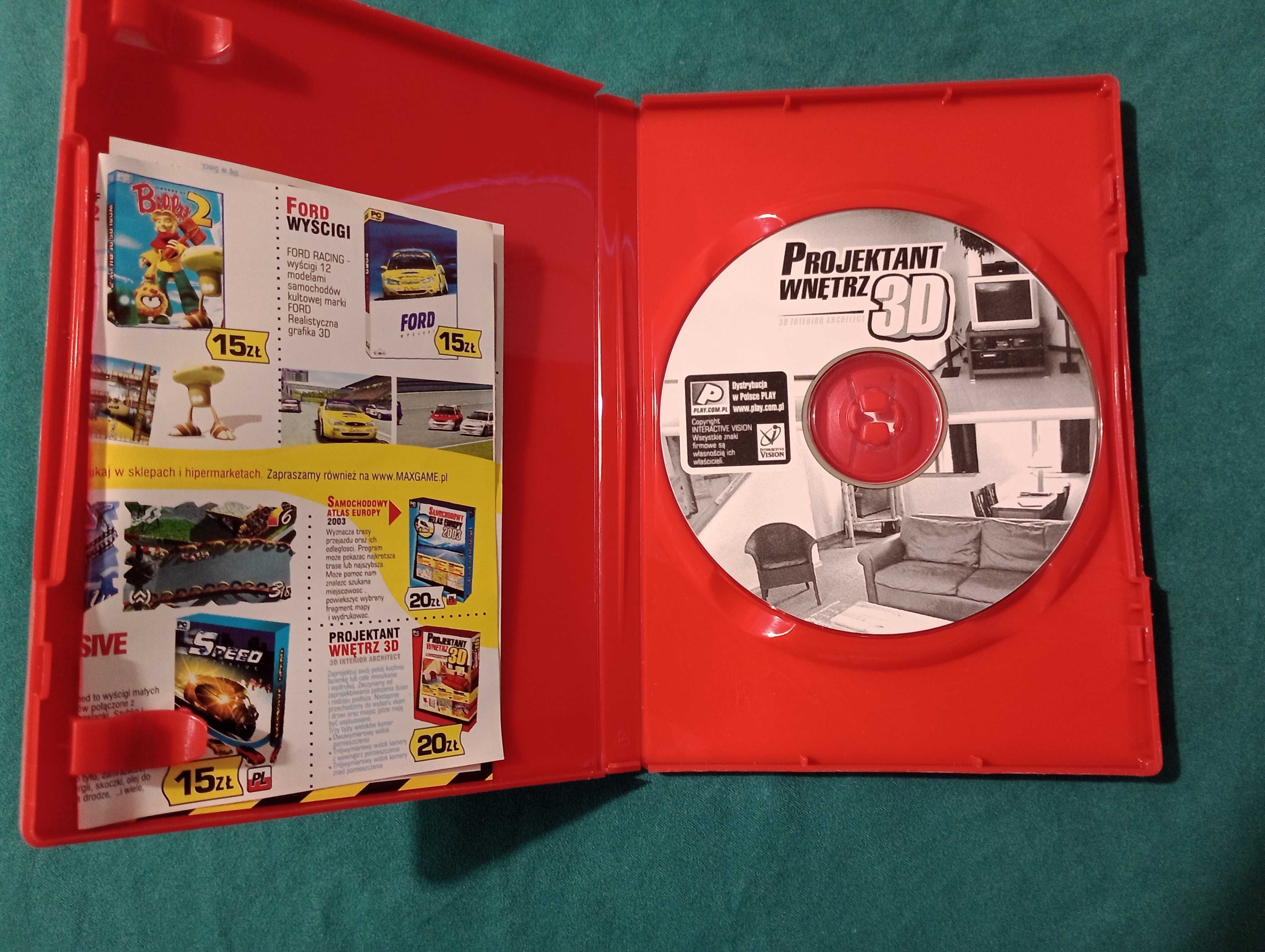 Używany program Projektant wnętrz 3D na PC