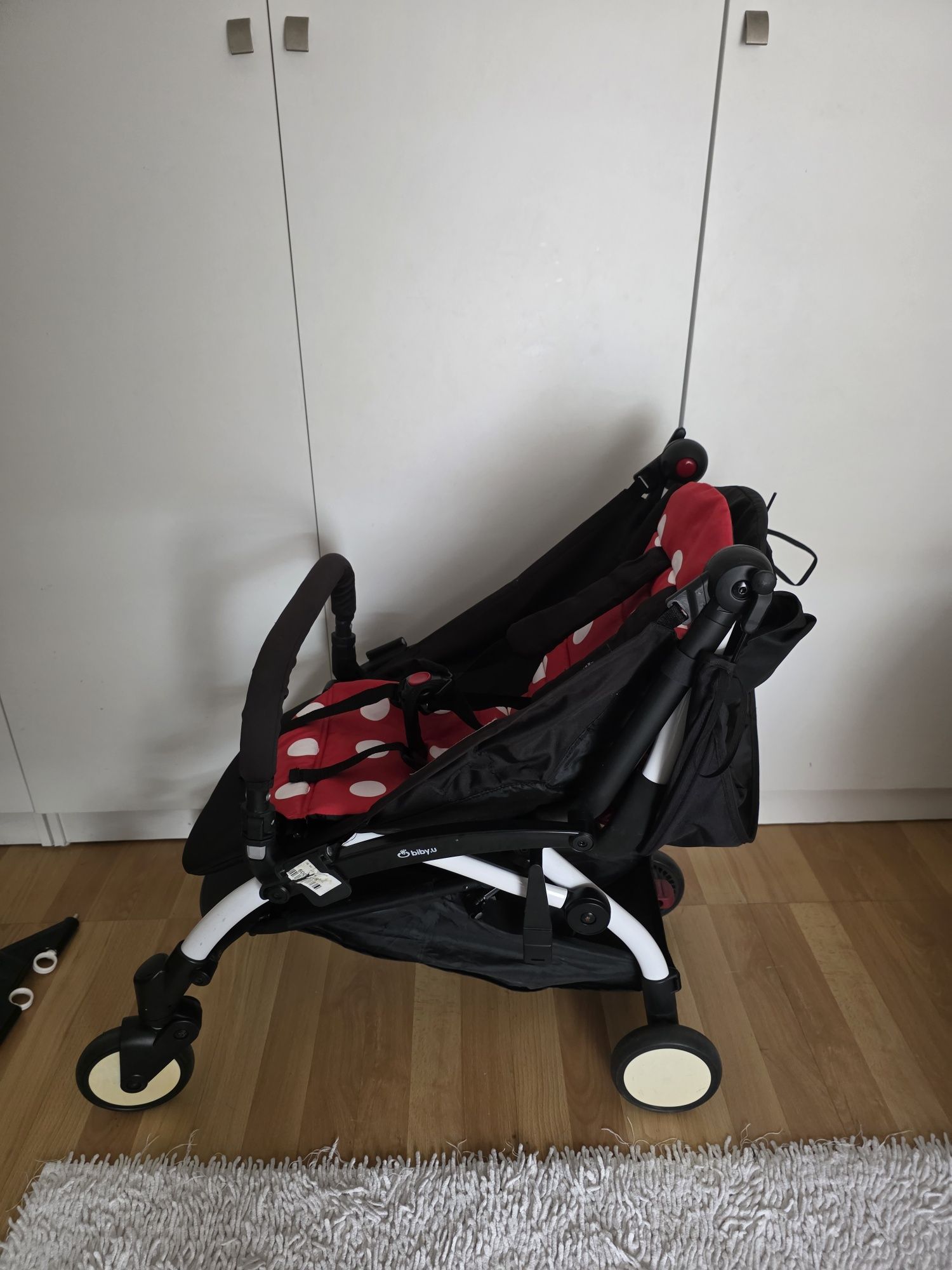 Carrinho Mickey/Minnie + plataforma + extras