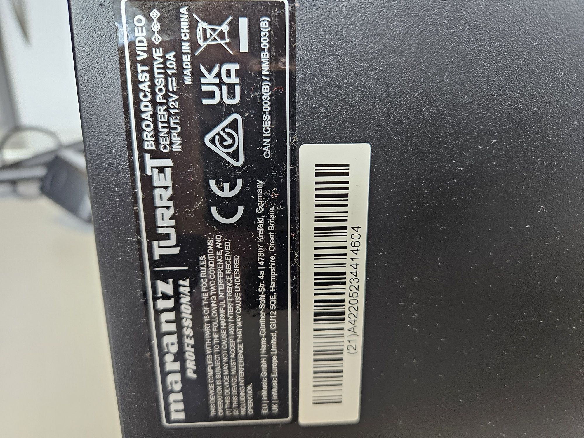 Kam. Internetowa Marantz Turret-Broadcast Video Streaming syst.