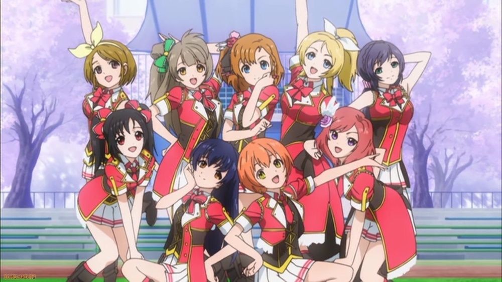 Живая любовь Проект школьные идолы Love live school idol Аниме