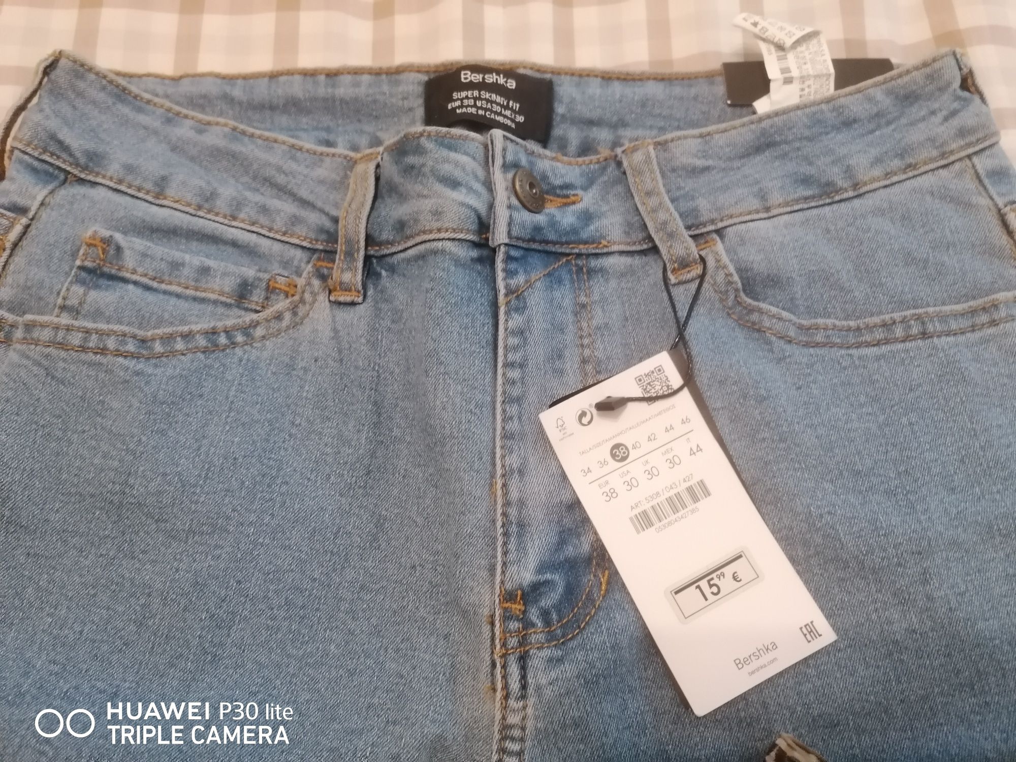 Calças jeans tamanho 38