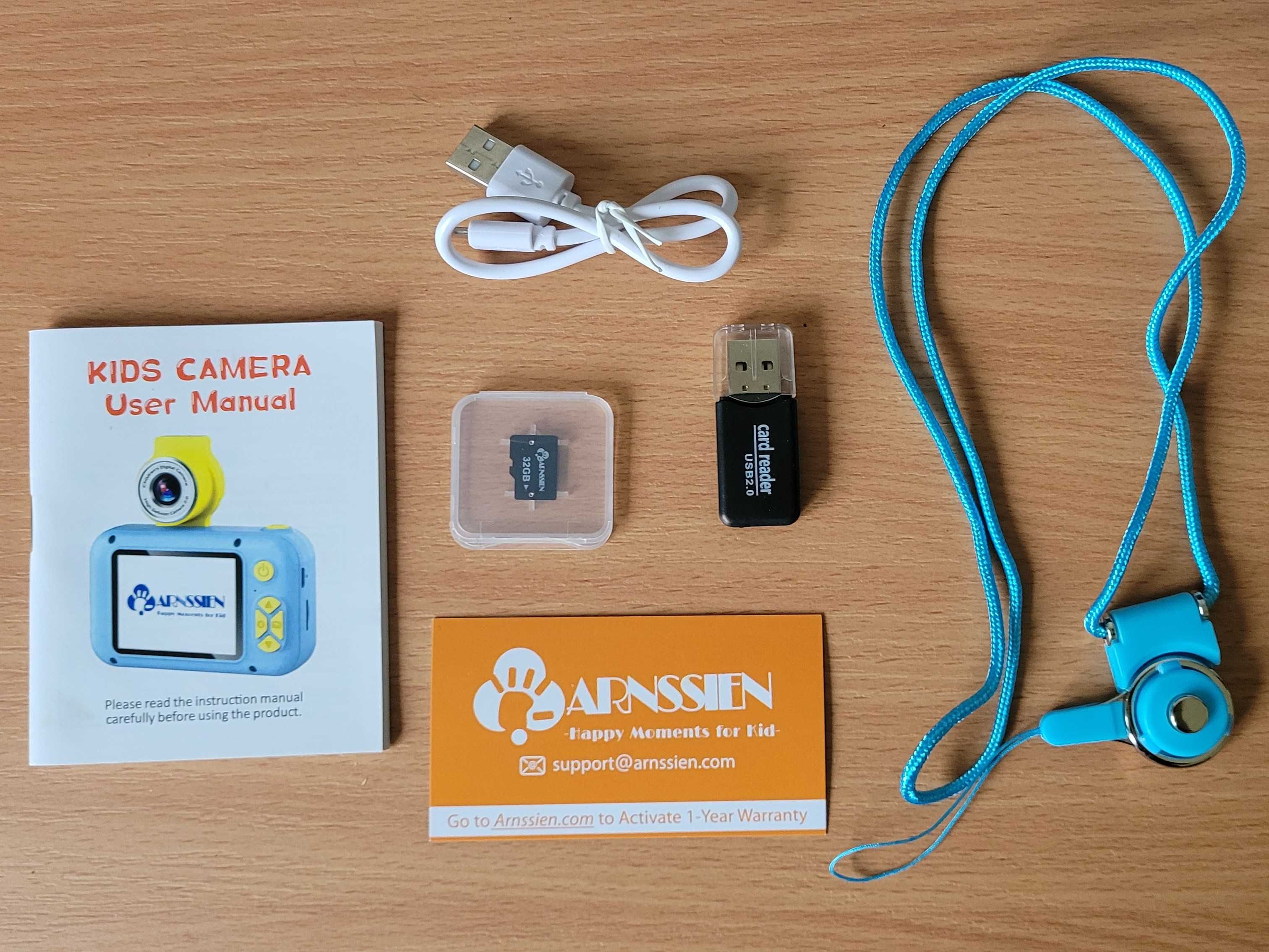Aparat cyfrowy dla dzieci ekran IPS 2,4" z obrotowym obiektywem, grami