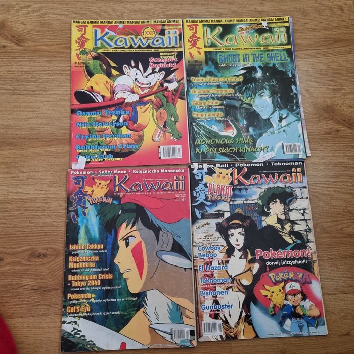 Zestaw komiksow Kawaii z 2000 roku